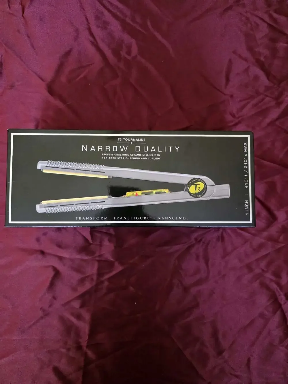 T3 Tourmaline Narrow Duality Professional Ionic Ceramic Styling Iron